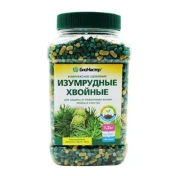 БиоМастер Изумрудные хвойные, комплексное минеральное удобрение 1,2 кг БиоМастер Изумрудные хвойные