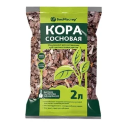БиоМастер Кора сосновая, почвоулучшитель 2 л БиоМастер Кора сосновая