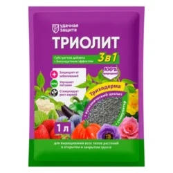 Триолит Удачная защита, субстратная добавка с биозащитным эффектом 1 л Триолит Удачная защита