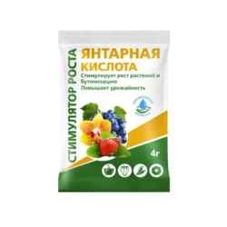 Янтарная кислота, натуральный стимулятор роста 4 г Янтарная кислота