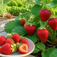 Земляника крупноплодная очень вкусная Дюшес